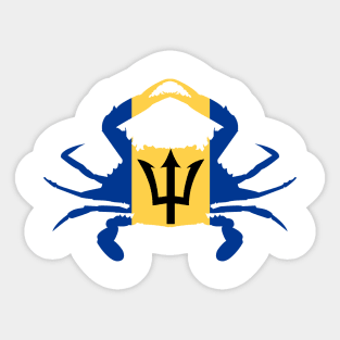 Barbados Crab Sticker